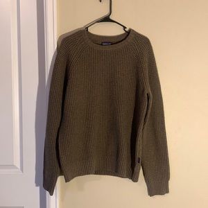 Patagonia 📟 Cable Knit Sweater | Medium| Brown |
